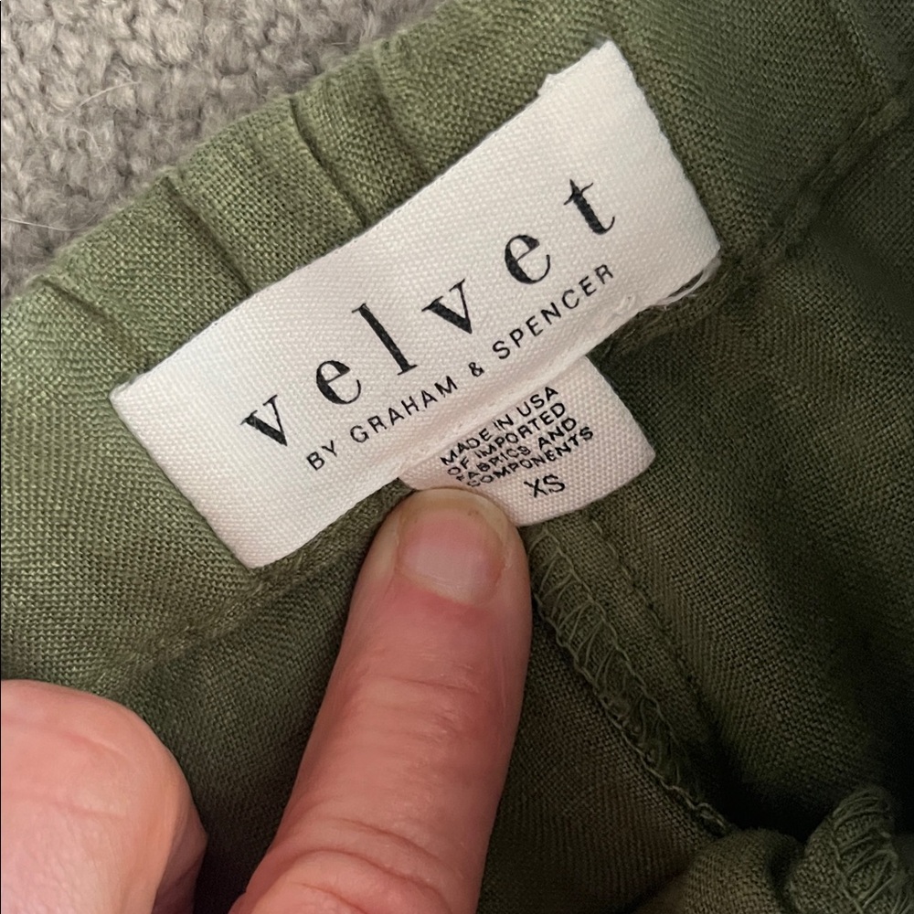 Velvet Spencer & Graham Lola pant, linen